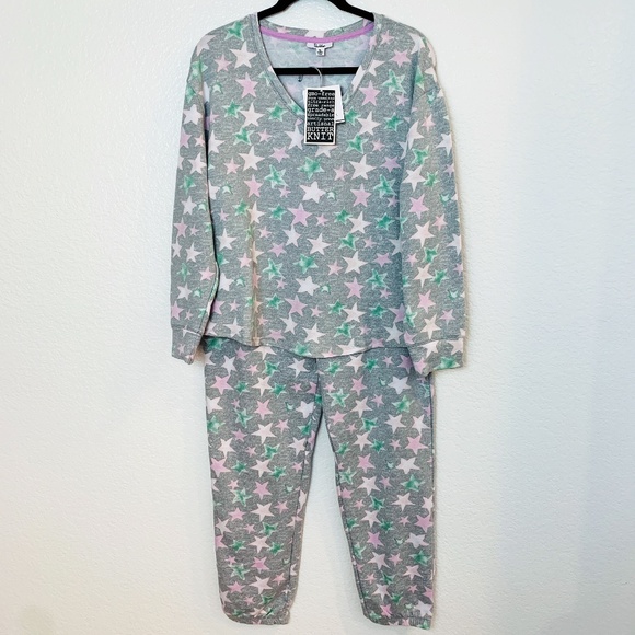 Other - Roudelain Star Print Pajama Set Size XL NWT